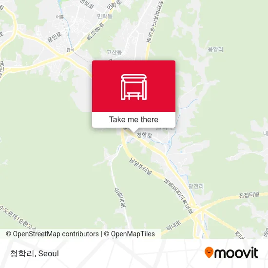 청학리 map