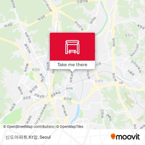 신도아파트.Kt앞 map
