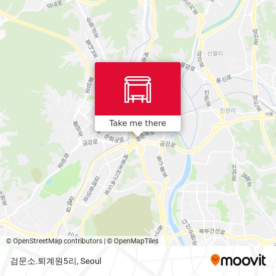 검문소.퇴계원5리 map