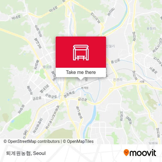 퇴계원농협 map