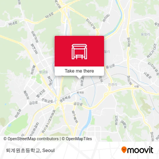 퇴계원초등학교 map