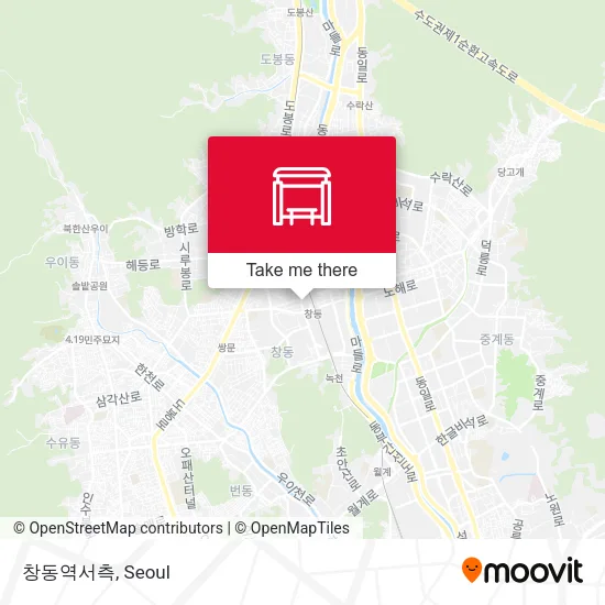 창동역서측 map