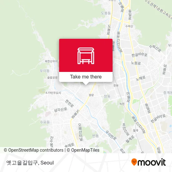 옛고을길입구 map