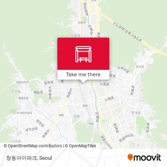 창동아이파크 map