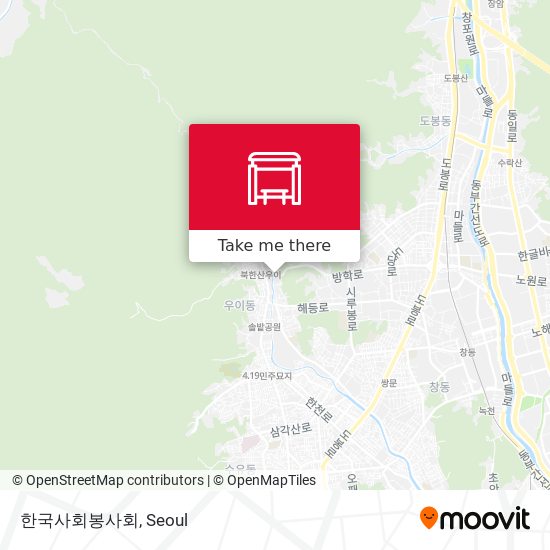 한국사회봉사회 map