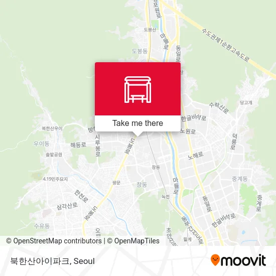 북한산아이파크 map