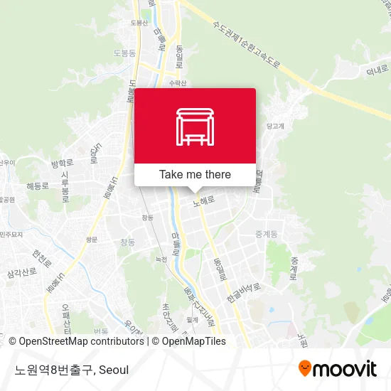 노원역8번출구 map