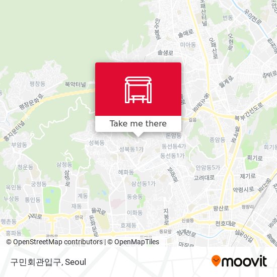 구민회관입구 map