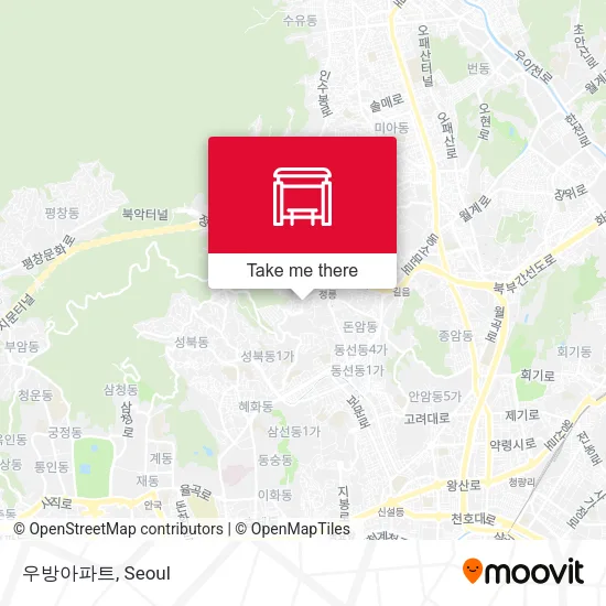 우방아파트 map