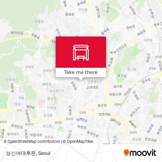 성신여대후문 map