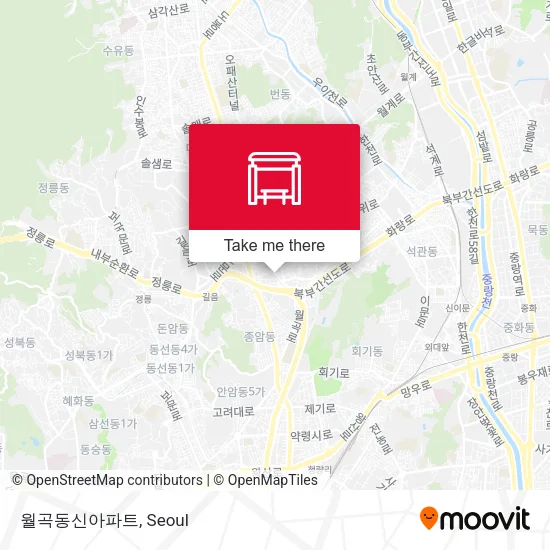 월곡동신아파트 map