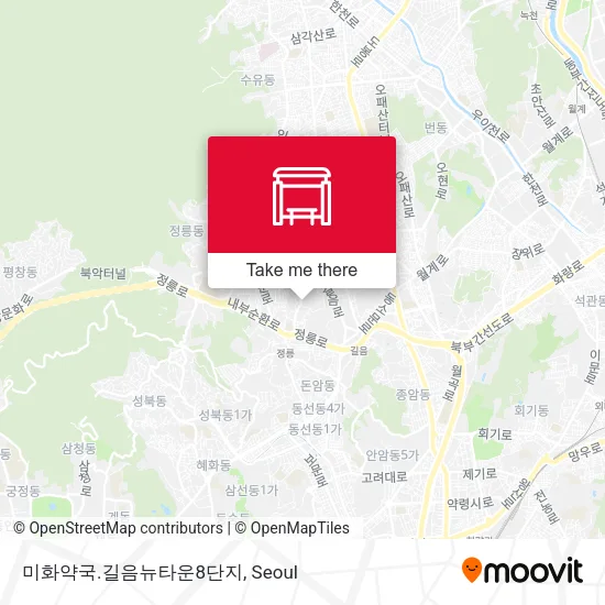 미화약국.길음뉴타운8단지 map