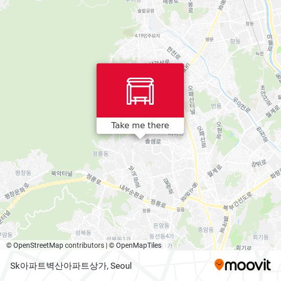 Sk아파트벽산아파트상가 map