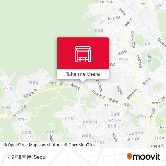 국민대후문 map