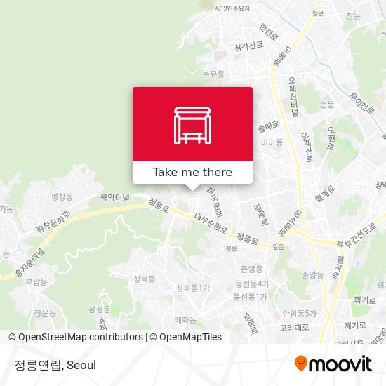 정릉연립 map