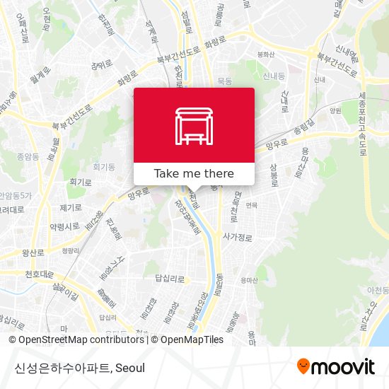 신성은하수아파트 map