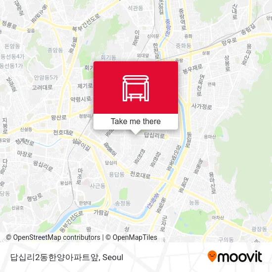 답십리2동한양아파트앞 map