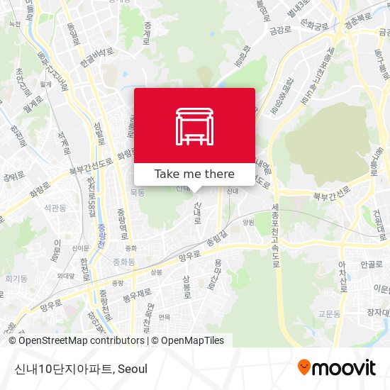 신내10단지아파트 map