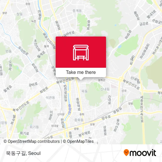 묵동구길 map