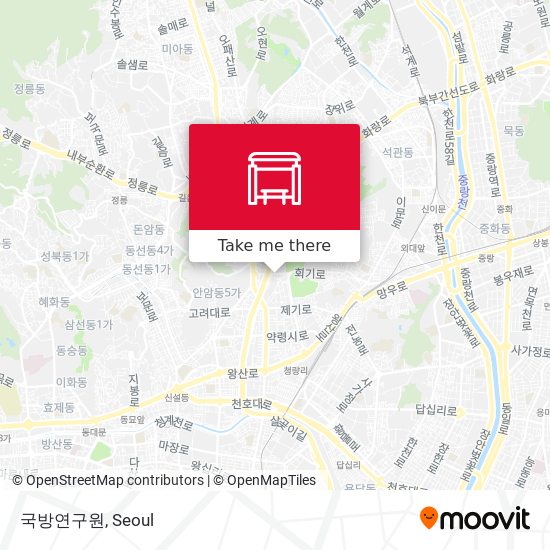 국방연구원 map