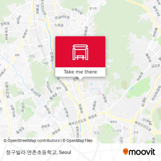 청구빌라.연촌초등학교 map