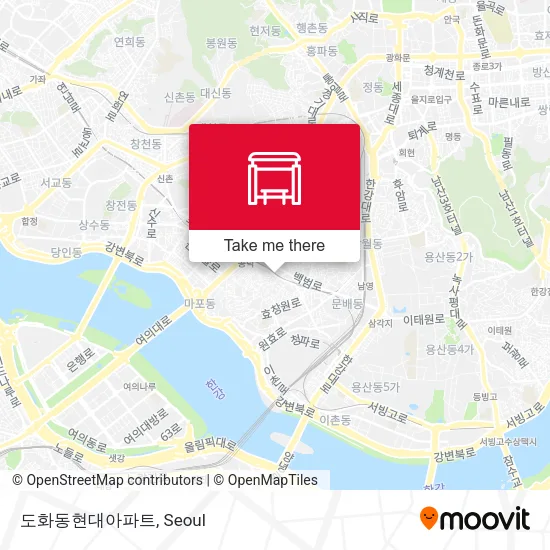 도화동현대아파트 map