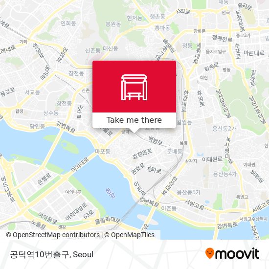 공덕역10번출구 map