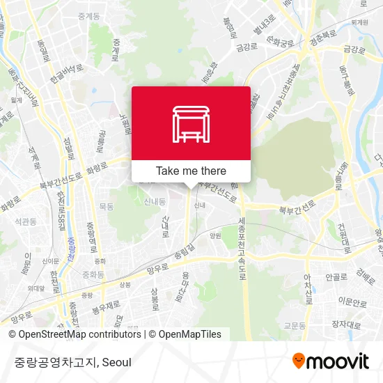 중랑공영차고지 map