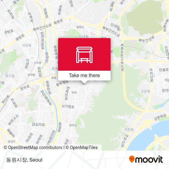동원시장 map