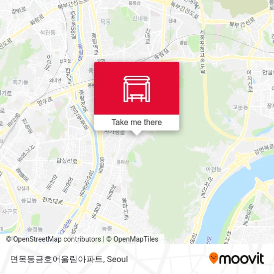 면목동금호어울림아파트 map