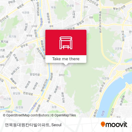 면목동대원칸타빌아파트 map