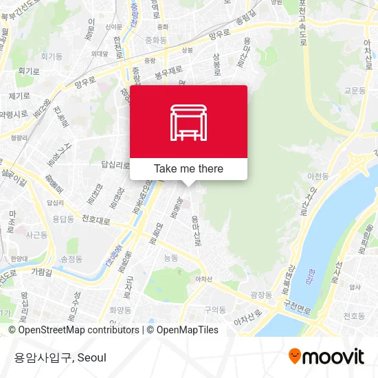 용암사입구 map