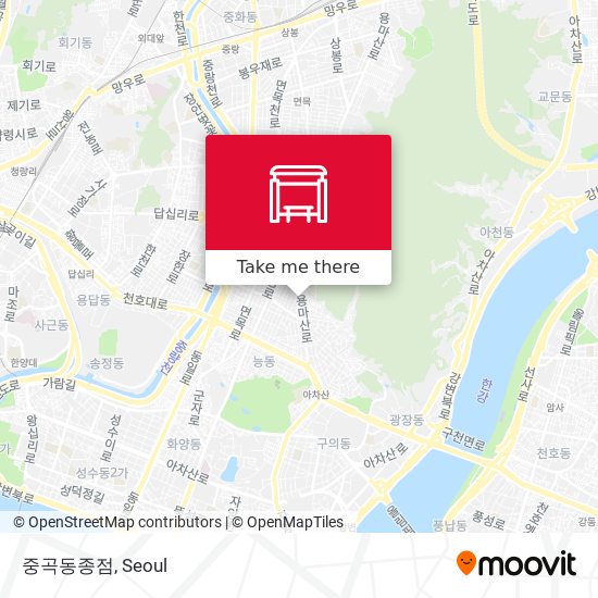 중곡동종점 map