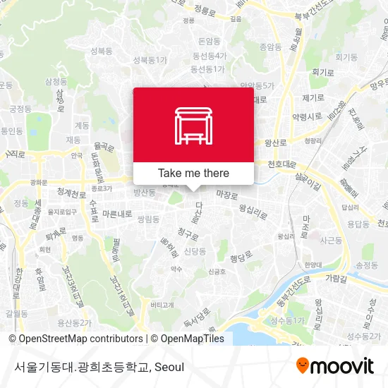 서울기동대.광희초등학교 map