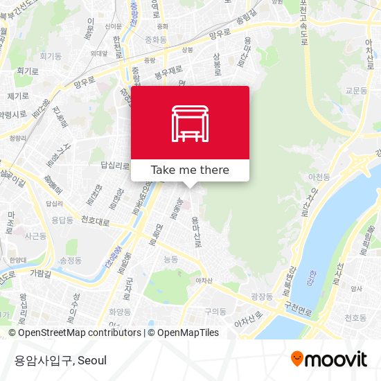 용암사입구 map