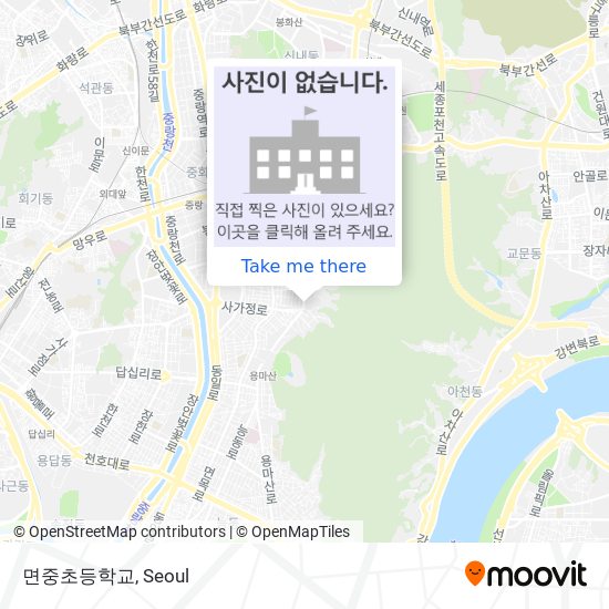 면중초등학교 map