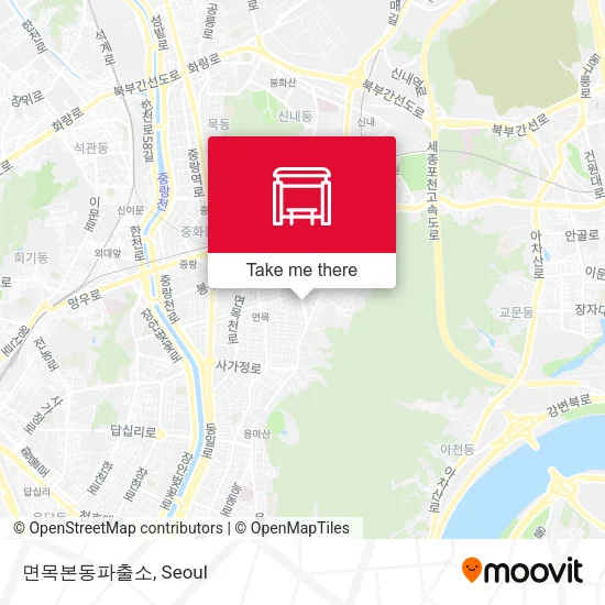 면목본동파출소 map