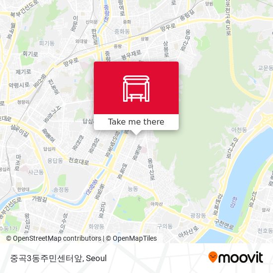 중곡3동주민센터앞 map