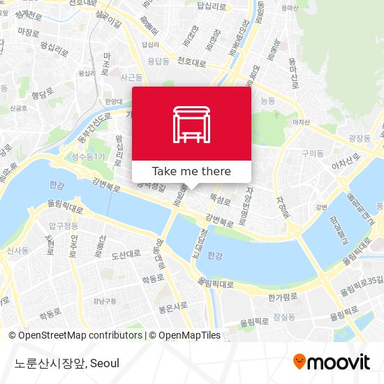 노룬산시장앞 map