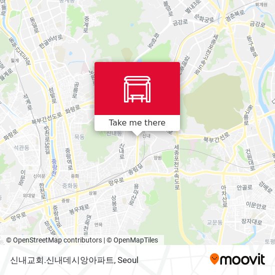 신내교회.신내데시앙아파트 map