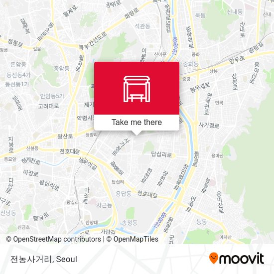 전농사거리 map