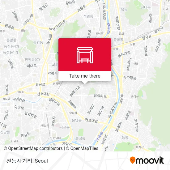 전농사거리 map