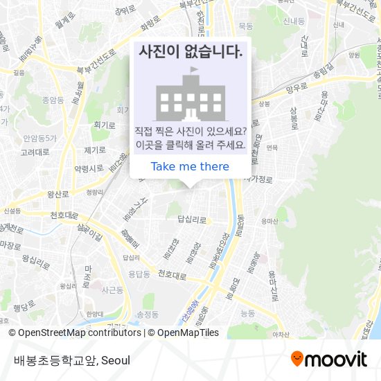 배봉초등학교앞 map