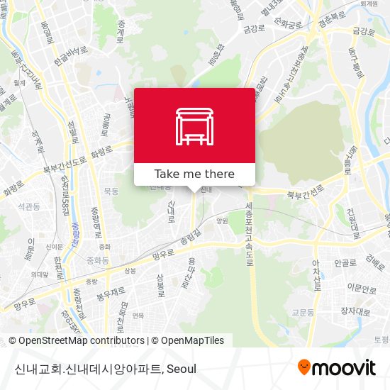 신내교회.신내데시앙아파트 map