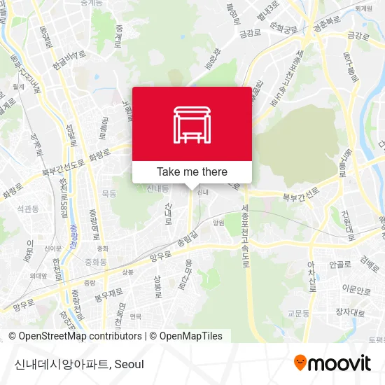 신내데시앙아파트 map