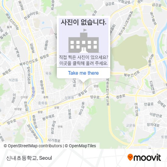 신내초등학교 map