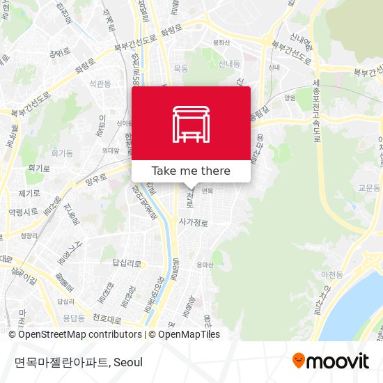 면목마젤란아파트 map