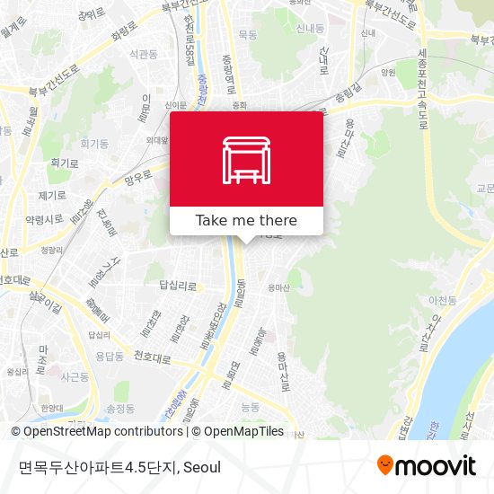 면목두산아파트4.5단지 map
