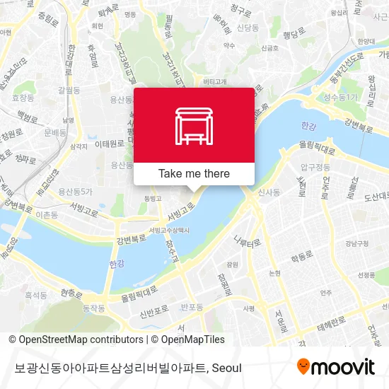 보광신동아아파트삼성리버빌아파트 map