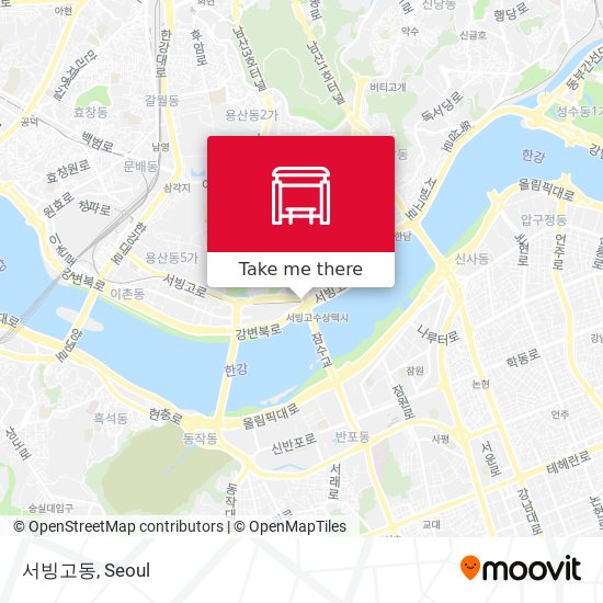 서빙고동 map